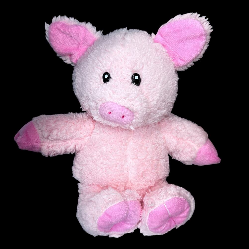 Pink Pig Plush Stuffed Animal Hidden Pocket Toy 10 in Teddy Mountain